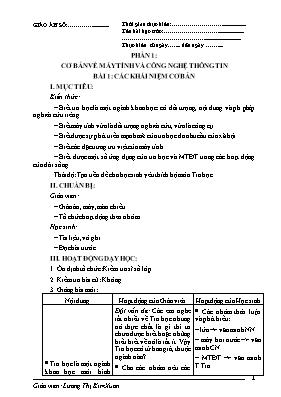 Đề cương dạy nghề Tin học - Phần Word